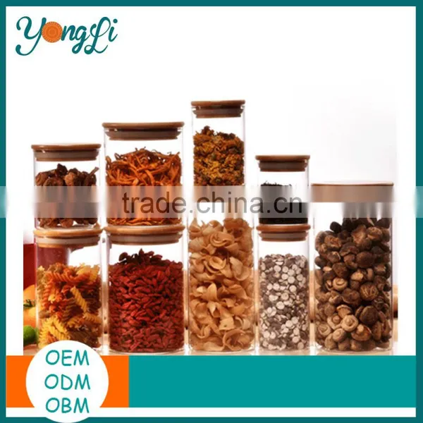 Glass Food Spice Kitchen Storage Container Glass Jar With Lid photo-2