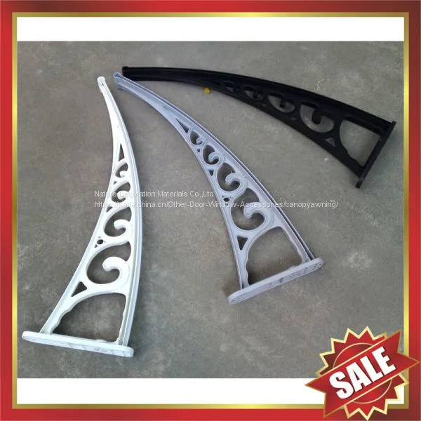 engineering plastic awning bracket/support，awning arms,canopy arm for pc awning,canopy bracket,window shelter