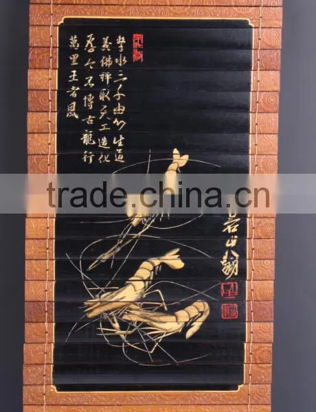 Unique Natural Traditional Decorative Art Painting - Bamboo Carving photo-3