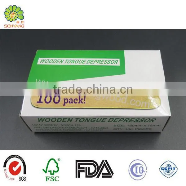 High Quality Medical Disposable Sterile Wooden Tongue Depressor photo-4