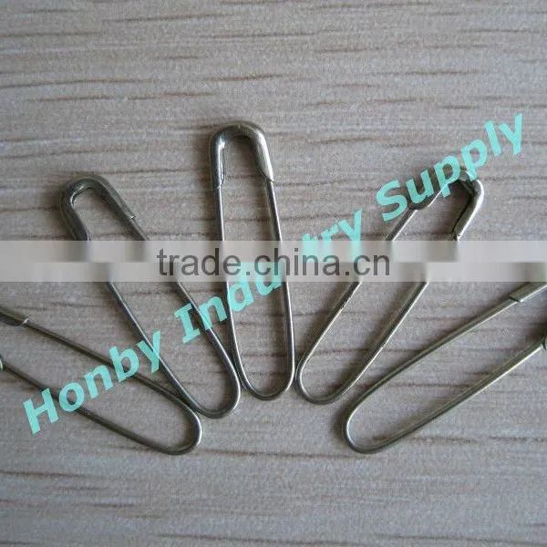 Hot selling silver U shape safety pin for knit and crochet projects