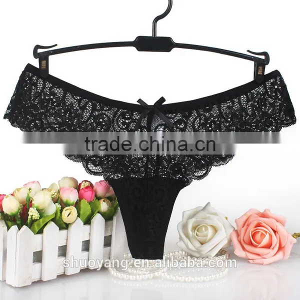 Factory Direct Sales S-XL Size Women Sexy Lace Underwear Briefs Panties Thongs G-string Pant photo-2