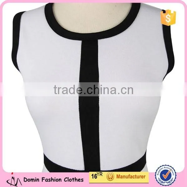 Women's Casual O Neck Sleeveless Tunic Skater Dress photo-3