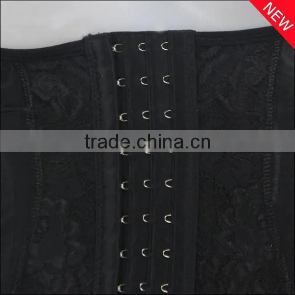 Wholesale High Elastic Lace and Silk 6 Steel Bone Waist Corsets Body Shaper for Women photo-5