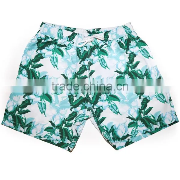 New Men's Summer Beach Shorts Tree Pattern Swimwear Fashion Shorts photo-2