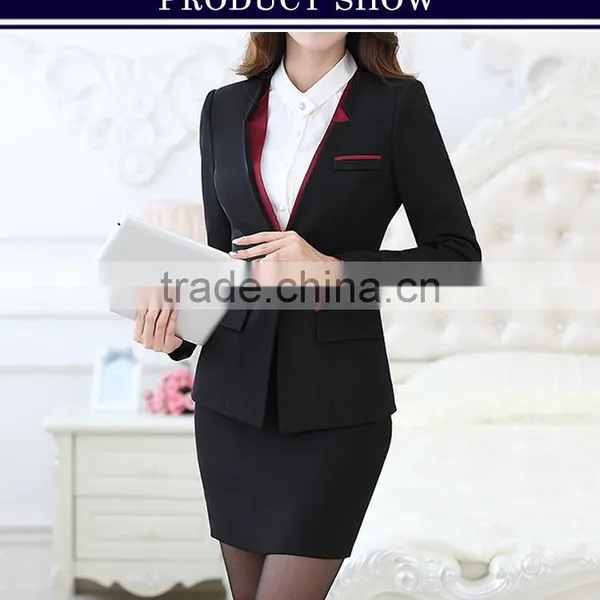 2017 Hot Sale Ladies Suits Office Uniform Designs for Women photo-2