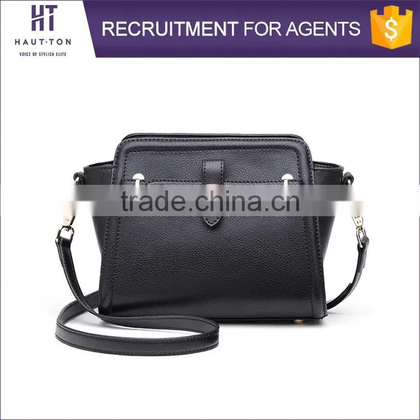 HAUTTON Brand Stock Women Genuine Split Cow Leather Messenger Bags Hot Sale Fashion Sling Shoulder Bag For Girls photo-2