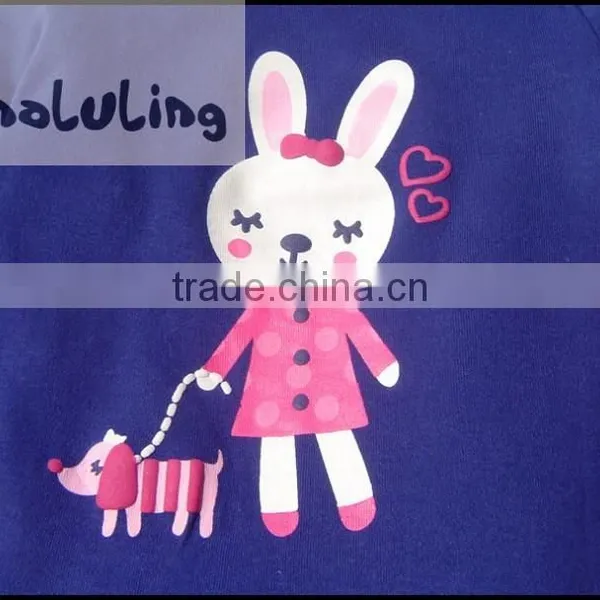 Fashion New Girls Cartoon Rabbit Animal Long Sleeve Rompers Infant Clothes From China Tinaluling photo-2