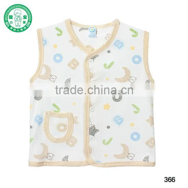 Fashion Cotton Baby Boy & Girl Waistcoat, Kids Cute Clothes Baby Vest photo-2