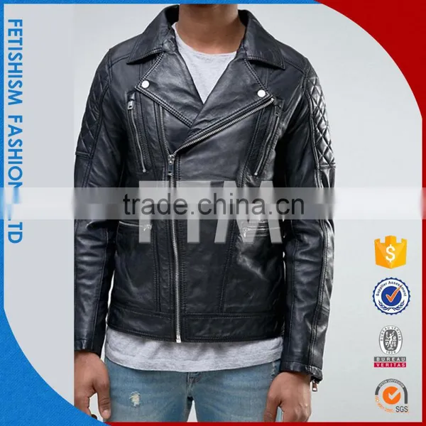 Sleeve Pincer Rackmount Motorcycle Leather Jacket pu Leather Slim Men's Winter Jacket Coat photo-2