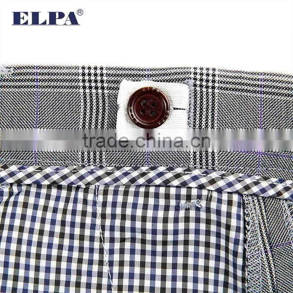 ELPA Designer Kids Clothes 3 Piece Wholesale Check Gray Boys Suits photo-4