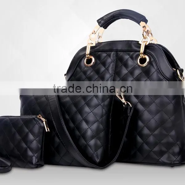 DY0060Z Fashional and Good Quality Ladies pu Bag Set 3pcs Bag Set photo-3