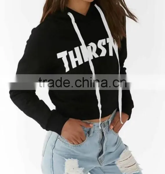 Runwaylover 141 2017 Ladies Fashion Short Style Printed Hoodie photo-3