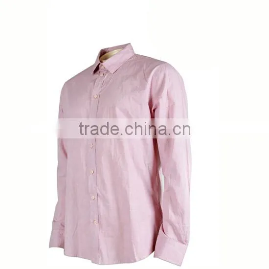 Slim Fit Hit Color Classic Grid Oxford Men Long Sleeve Casual Shirt photo-2