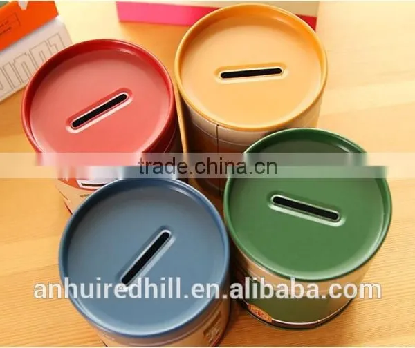 Metal Round Pig Bank/Piggy Coin Bank/Money Bank Box photo-3