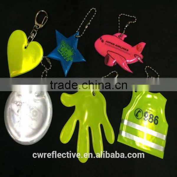 Custom Reflective PVC Keychain / Light Reflecting Keychain photo-3
