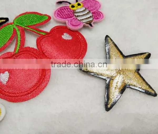 Custom Cheap Embroidery Patch Cute Cartoon Badges for Garments photo-3