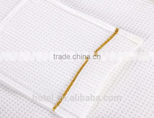 White Waffle Bathrobe for Hotel / Home photo-2