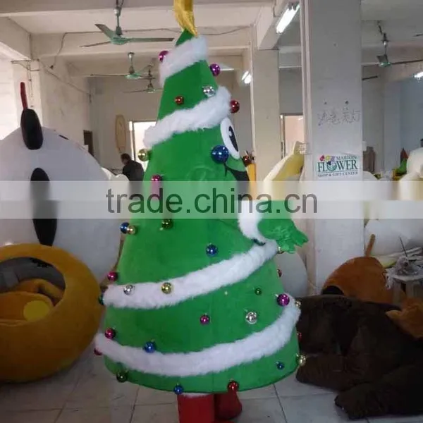 EVA Plush Material Christmas Tree Costume Head With Cooling Fan Adult Christmas Tree Costume photo-2