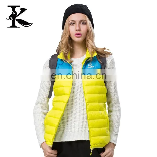 High Quality Lightweight Ultra Light Compact Sleeveless Jacket Down Vest photo-2