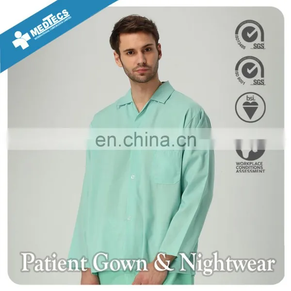 Flame Retardant Nightwear Hospital Pajamas for Patient photo-2