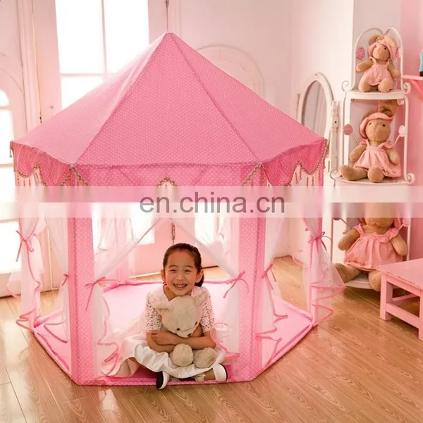 Wholesale Princess Pink Teepee Children Tent Kids Tent For Sale photo-4