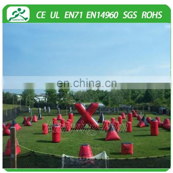 Inflatable Paintball Game Online, Inflatable Paintball Bunkers Set photo-4