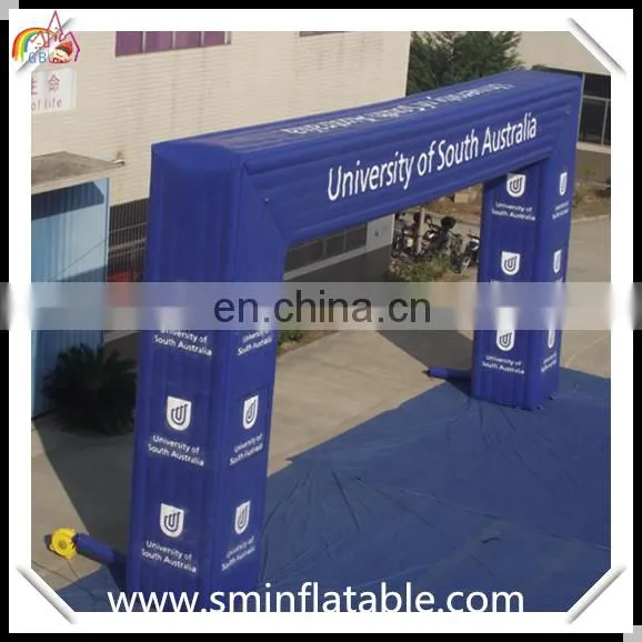 Commercial Inflatable Arch, Outdoor Pvc Inflatable Blue Cube Archway , Inflatable Square Entrance Arch for Promotion photo-3