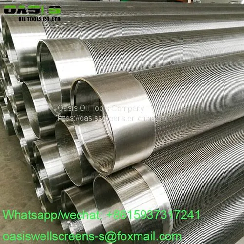 OASIS 304 Stainless Steel Wedge Wire Johnson Screens for Well Drilling photo-2