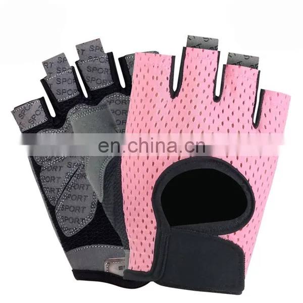 Hampool Wrist Support Half Finger Weight Lifting Gym Sports Gloves photo-2