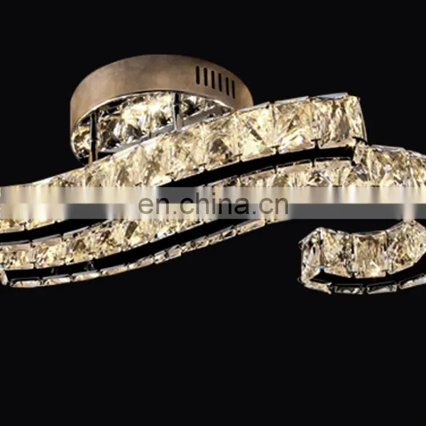 Wholesale Luxury Contemporary Modern LED Crystal Lighting Ceiling Light Chandelier photo-3