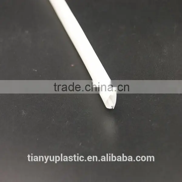 White Pvc Strip/pvc Extrusion Plastic Profile/