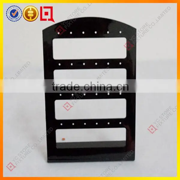 48 Holes Earring Show Black Jewelry Display Rack Stand Organizer Holder
