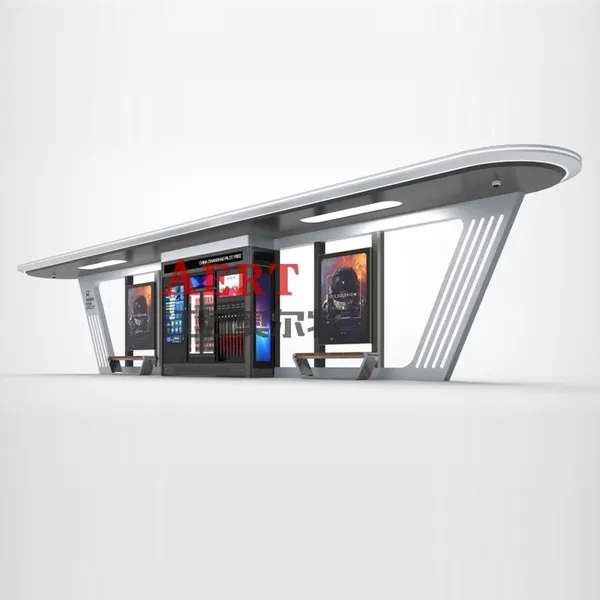 Student Solar System Shelter Intelligent Bus Shelter Advertising Light Box Manufacturer photo-5