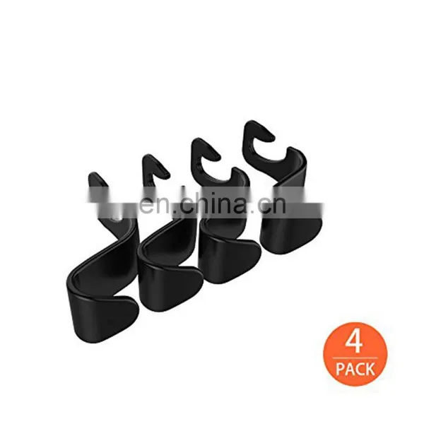 High Quality Practical 4 Pcs Car Vehicle Back Seat Headrest Organizer Hanger Bicycle Storage Hook Fish Hook Storage For Bag Hot photo-2