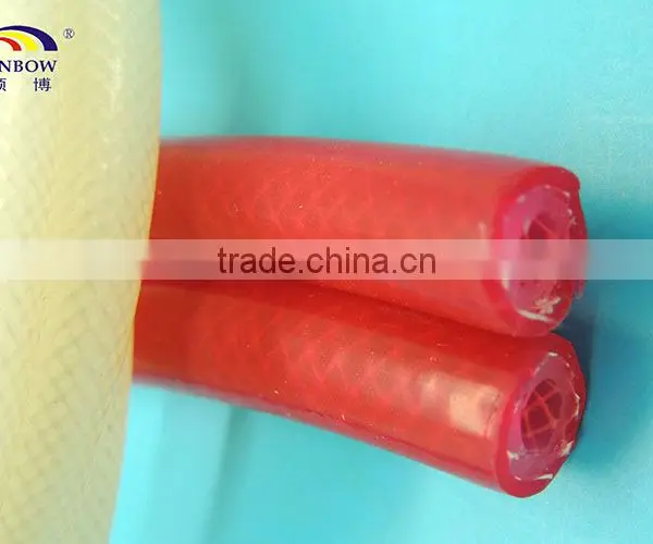 SUNBOW High Quality Polyester Braided Platinum Cured Clear Silicone Hose for Coffee Maker photo-5