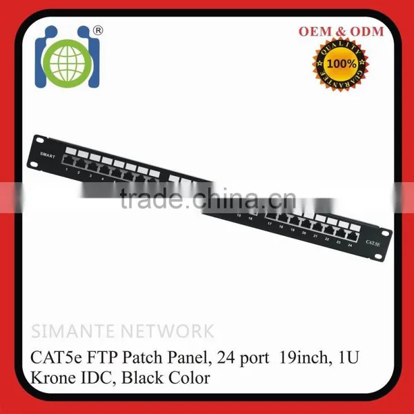 24 Port CAT.5e FTP Shielded Krone Patch Panel photo-2