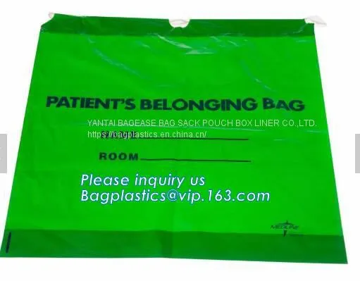 Biodegradable Drawstring Patient Belongings Bag,Manufacturer of Patient Belonging Bag With Rigid Handle OEM Available Online Manufacturer photo-3