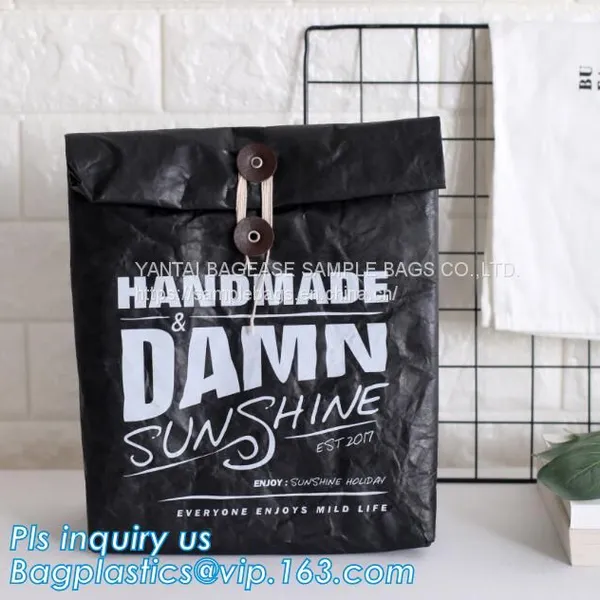 TYVEK BAGS, WATERPROOF TYVEK HANDBAG, TOTE BAG, DUPONT PAPER REUSABLE BAG, TYVEK FOLDABLE, TYVEK PAP photo-2