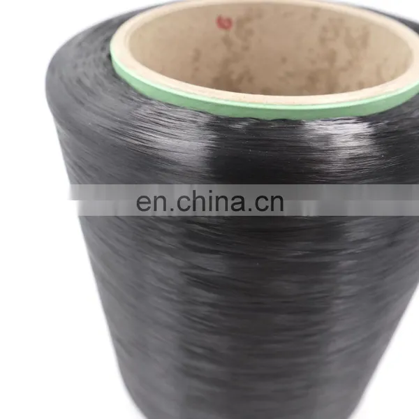 Black High Tenacity Nylon Filament FDY Twisted Dyed Yarn photo-2