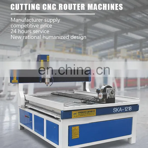 Senke Popular Medium Size 1218 4 Axis Cutting MDF Engraving Wood CNC Machine photo-4
