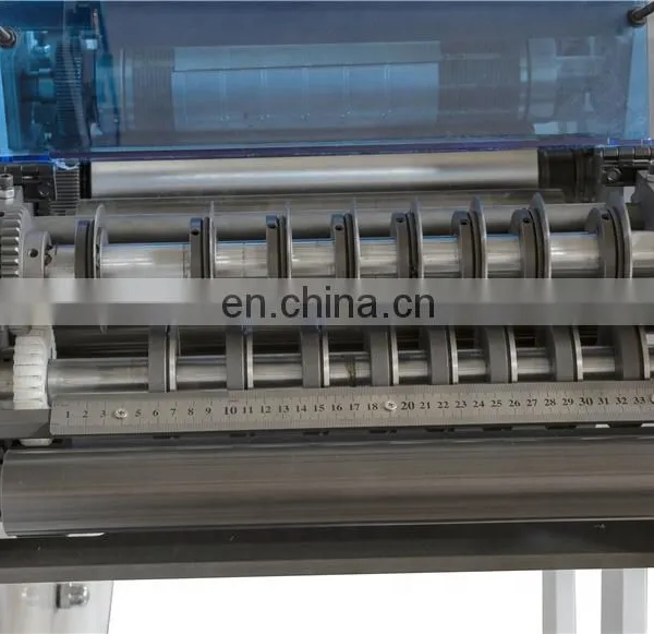 USK320 Roll to Roll Automatic Self Adhesive Blank Barcode Sticker Rotary Kiss Die Cutter Slitter Rewinder Machine photo-3