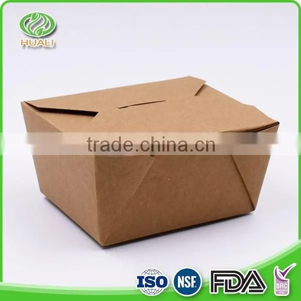Brown Kraft Paper Food Box Take Away Box With Custom Printing photo-3