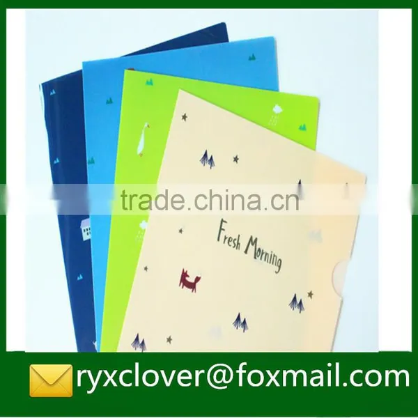 Colorful Sheet Protector L Shape Plastic File Sleeve Quality Choice photo-4