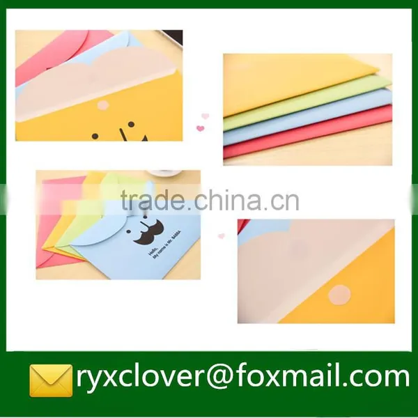 Customized Color/size/logo pp Plastic Closure Document Bag photo-6