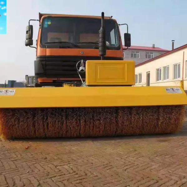 Skid Steer Loader Attachments Road Sweeper Made in China Skid Loader Road Sweeper photo-4