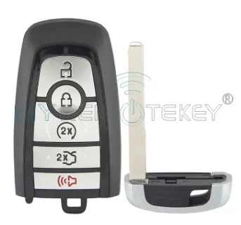 FCC M3N-A2C93142600 умный ключ с 5 кнопками, 902 МГц, ID49, оригинальный чип NXP NCF2951F для Ford Edge, Fusion, Explorer, Mustang 2017 - 2020 годов, PN 164 - R8149 photo-3