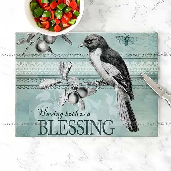 Kitchen Chopping Blocks Tempered Glass Chopping Boards photo-2