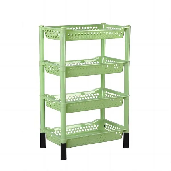 China Custom Plastic Injection Molding Home Kitchen Bathroom Multi Tiers Storage Rack Shelf Mould photo-4