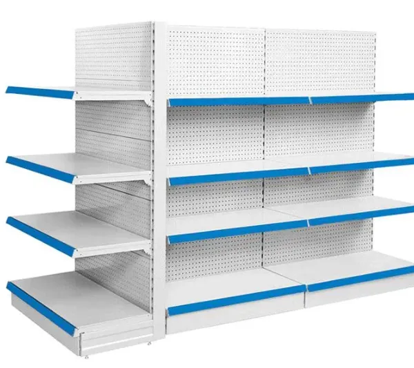 Heavy Duty Cold-Rolled Steel Rack Supermarket Shelf photo-5